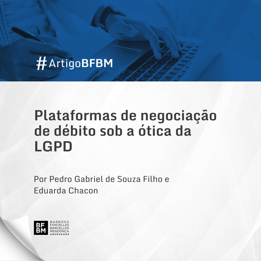 Plataformas de negociação de débito sob a ótica da LGPD