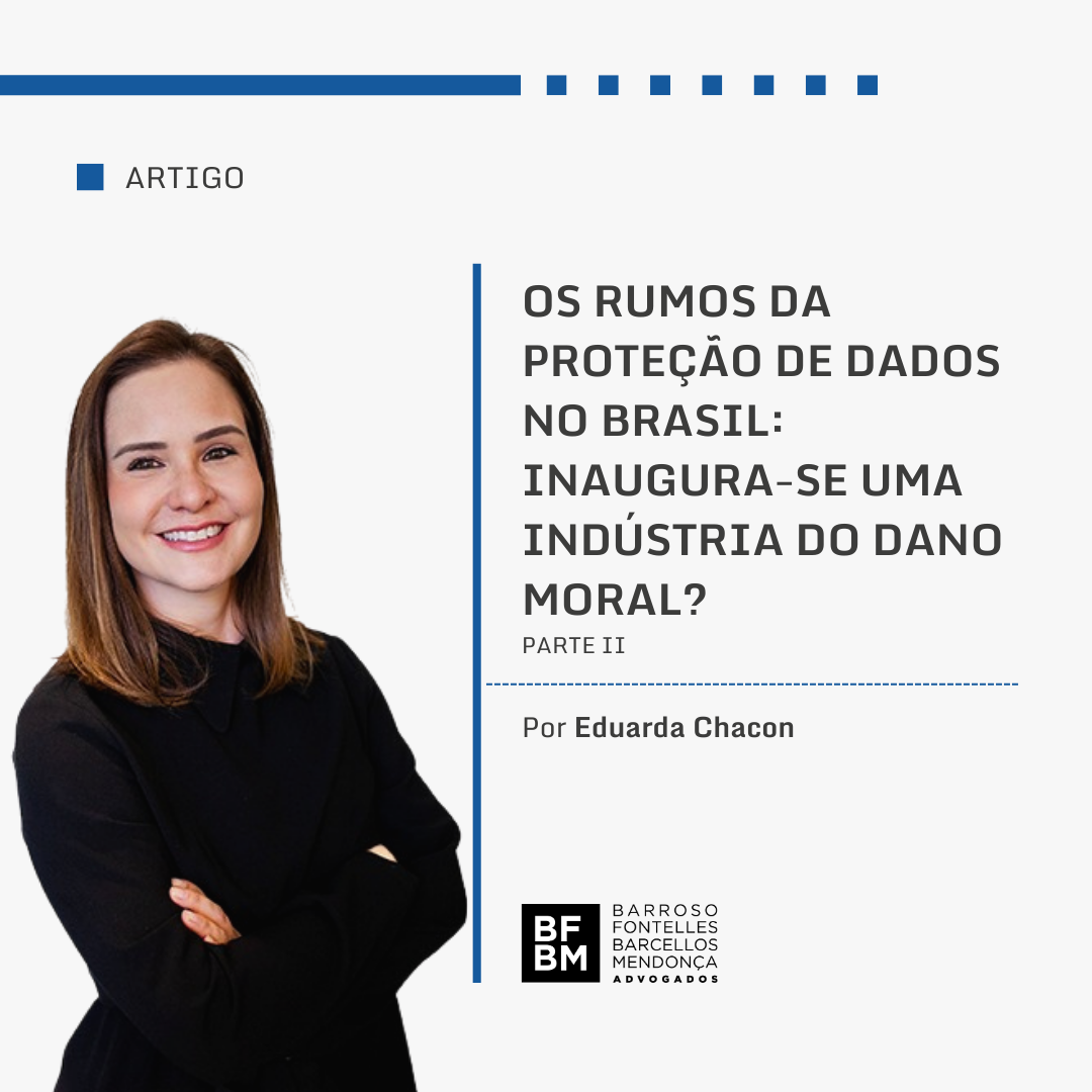 Os rumos da proteção de dados no Brasil: inaugura-se uma indústria do dano moral? PARTE II